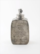 Wine Can, c. 1790, Germany, Pewter, 16.5 x 8.6 x 4.5 cm (6 1/2 x 3 3/8 x 1 3/4 in.)