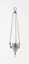 Votive Lamp, Late 18th century, Possibly Poland, Poland, Pewter, 46.4 x 11.4 x 11.4 cm (18 1/4 x 4
