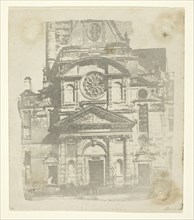 St. Etienne du Mont, Facade, c. 1853/58, William Henry Fox Talbot, English, 1800–1877, England,
