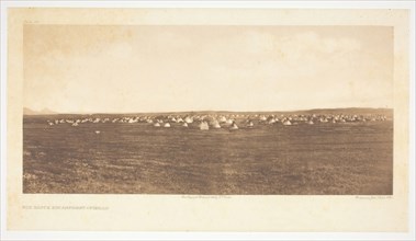 Sun Dance Encampment-Piegan, 1900, Edward S. Curtis, American, 1868–1952, United States,
