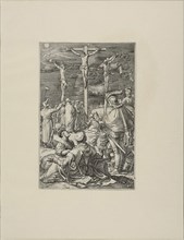 Christ on the Cross, plate ten from the Passion of Christ, 1596/98, Hendrick Goltzius, Dutch,