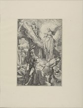 The Resurrection, plate twelve from The Passion of Christ, 1596, Hendrick Goltzius, Dutch,