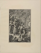 The Betrayal of Christ, plate three from The Passion of Christ, 1598, Hendrick Goltzius, Dutch,