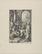 The Crowning with Thorns, plate seven from The Passion of Christ, 1597, Hendrick Goltzius, Dutch,
