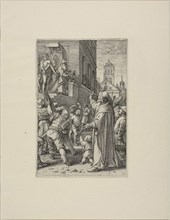 Ecce Homo, plate eight from The Passion of Christ, 1597, Hendrick Goltzius, Dutch, 1558-1617,