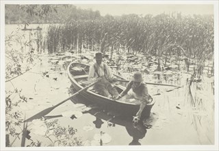 Gathering Water-Lilies, 1886, printed 1886, Peter Henry Emerson, English, born Cuba, 1856–1936,