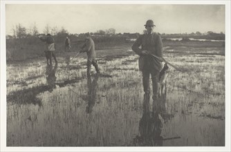 Snipe-Shooting, 1886, Peter Henry Emerson, English, born Cuba, 1856–1936, England, Platinum print,