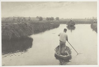 Quanting the Marsh Hay, 1886, Peter Henry Emerson, English, born Cuba, 1856–1936, England, Platinum