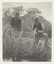 Setting Up the Bow-Net, 1886, Peter Henry Emerson, English, born Cuba, 1856–1936, England, Platinum