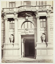 Albrechtsgasse No. 3, Portal am Wohnhause des Friedrich Ritter von Schey, 1860s, Austrian, 19th