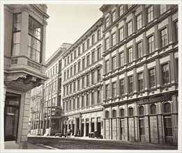Heinrichsgaße No. 1, Zinshaus des Herrn A. M. Rußo, 1860s, Austrian, 19th century, Austria, Albumen