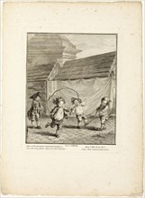 Jump Rope, from The Games of the Urchins of Paris, 1770, Jean-Baptiste Tilliard (French,