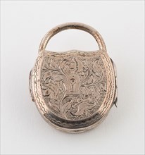 Vinaigrette in the Form of a Padlock, 1818/19, John Lawrence and Company, Birmingham, England,