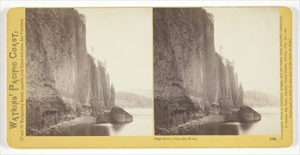 Cape Horn, Columbia River, 1867, Carleton Watkins, American, 1829–1916, United States, Albumen