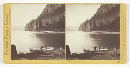 Cape Horn, Columbia River, 1867, Carleton Watkins, American, 1829–1916, United States, Albumen