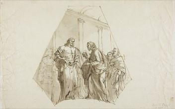 Doubting Thomas (Spandrel Design), n.d., Attributed to Domenico Pozzi, Italian, 1744-1796, Italy,