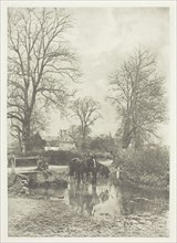 Sleepy Hollow, c. 1889, printed 1889, Mr. J. Gale, English, died 1906, England, Photogravure, from