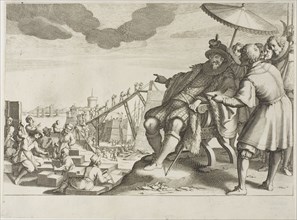 The Grand Duke Fortifies the Port of Livorno, from Life of Ferdinando I de’ Medici, 1616/20,