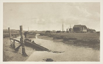 A Tidal River, East Coast, 1880/90, printed April 1890, J. B. B. Wellington, English, 1858–1939,