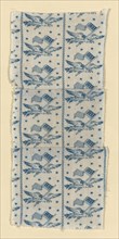 Fragment, 1876, United States, Cotton, plain weave, roller printed, 18.5 × 8 cm (7 1/4 × 3 1/8 in.)