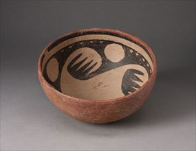 Miniature Bowl with Interior Bird-Wing Motif, A.D. 1250/1400, Ancestral Pueblo (Anasazi), Gila