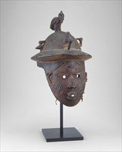 Mask for Egungun (Ere Egungun), Late 19th century, Yoruba, Iseyin, Nigeria, Coastal West Africa,