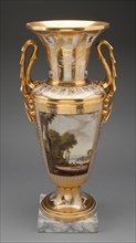 Vase, c. 1810, Neppel Porcelain Factory, French, 1800-1818, Paris, Hard-paste porcelain with