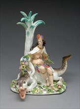 Allegorical Figure Representing America, 1746, Meissen Porcelain Factory, Germany, founded 1710,