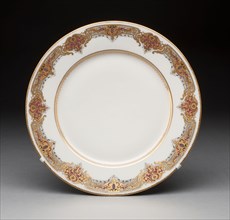 Plate, 1846, Sèvres Porcelain Manufactory, French, founded 1740, Sèvres, Hard-paste porcelain with