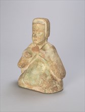 Board Game Player, Eastern Han dynasty (A.D. 25–220), China, Earthenware with green lead glaze, 20