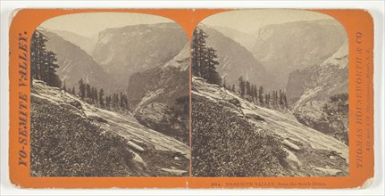 Yo-semite Valley, from the South Dome, c. 1868, Thomas Houseworth & Co., American, 1828–1915,