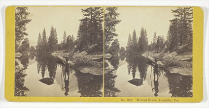 Merced River, Yosemite, Cal., 1855/75, Kilburn Brothers, American, active 1855–1875, United States,