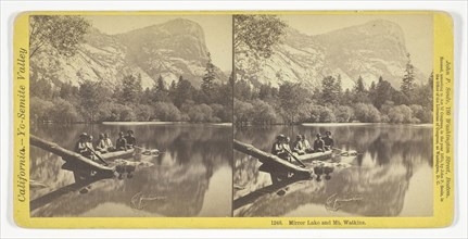Mirror Lake and Mt. Watkins, 1870, John P. Soule, American, 1828–1904, United States, Albumen
