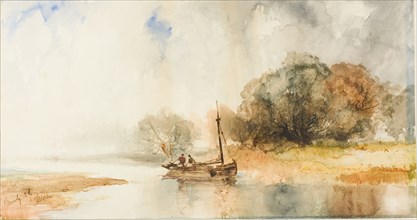 Beverly N.J., 1880/89, Thomas Moran, American, born England, 1837-1926, United States, Watercolor