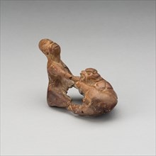 Figure of a Jaguar Attacking a Man, Probably A.D. 250/900, Maya, Possibly Tabasco, Mexico, México,