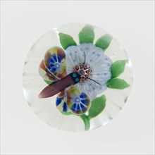 Paperweight, c. 1848–55, Baccarat, France, founded 1764, Lunéville, Glass, Diam. 5.7 cm (2 1/4 in.)