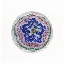 Paperweight, 19th century, Clichy, France, 1837-1885, Clichy, Glass, 3 in.