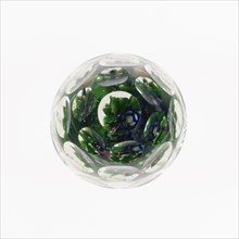 Paperweight, c. 1848–55, American, United States, Glass, 6.7 × 5.1 cm (2 5/8 × 2 in.)