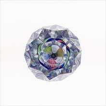 Paperweight, c. 1880, American, United States, Glass, 8.6 × 3.5 cm (3 3/8 × 1 3/8 in.)