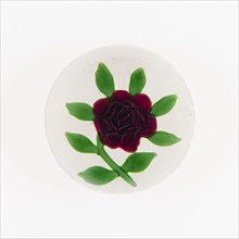 Paperweight, 19th century, Baccarat, France, founded 1764, Lunéville, Glass, Diam. 6.8 cm (2 3/4 in