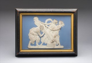 Plaque with Bacchantes and Satyr, c. 1800, Wedgwood Manufactory, England, founded 1759, Burslem,