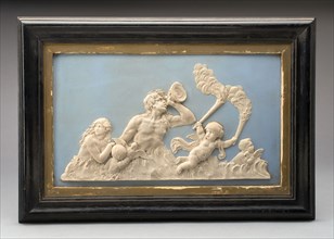 Plaque with Triton and Nereids, Late 18th century, Wedgwood Manufactory, England, founded 1759,