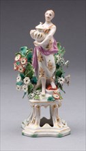 Figure of Asia, c. 1766, Bow Porcelain Factory, London, England, 1744-1775, Bow, Soft-paste