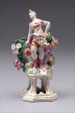 Figure of Europe, c. 1766, Bow Porcelain Factory, London, England, 1744-1775, Bow, Soft-paste