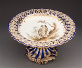 Compote, 1849, Chamberlain and Company, Worcester, England, 1840-1852, Soft-paste porcelain with
