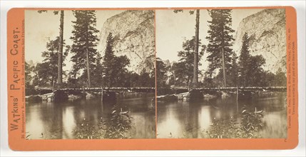 The Bridge, Yosemite, 1861/76, Carleton Watkins, American, 1829–1916, United States, Albumen print,