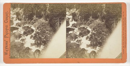 The Foot of the Vernal Fall, Yosemite, 1861/76, Carleton Watkins, American, 1829–1916, United