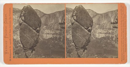 Agassiz Column from Glacier Point Trail, Yosemite, 1861/76, Carleton Watkins, American, 1829–1916,