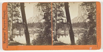 Tutocanula, or El Capitan, 3600 ft., Yosemite Valley, Mariposa County, Cal., 1861/76, Carleton
