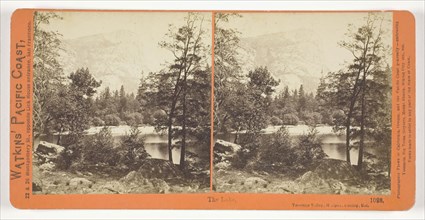 The Lake, Yosemite Valley, Mariposa County, Cal., 1861/76, Carleton Watkins, American, 1829–1916,
